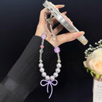 Glass Gentle Butterfly Pearl Crystal Chain — view 9