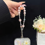 Glass Gentle Butterfly Pearl Crystal Chain — view 10
