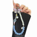 Butterfly Shadow Jelly Bead Pearl Crystal Chain