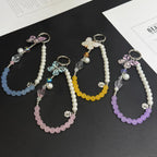 Butterfly Shadow Jelly Bead Pearl Crystal Chain — view 6