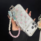 Butterfly Shadow Jelly Bead Pearl Crystal Chain — view 7
