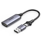 UGREEN CM716 25854 1080P 60Hz HD to USB and Type-C Video Capture Card