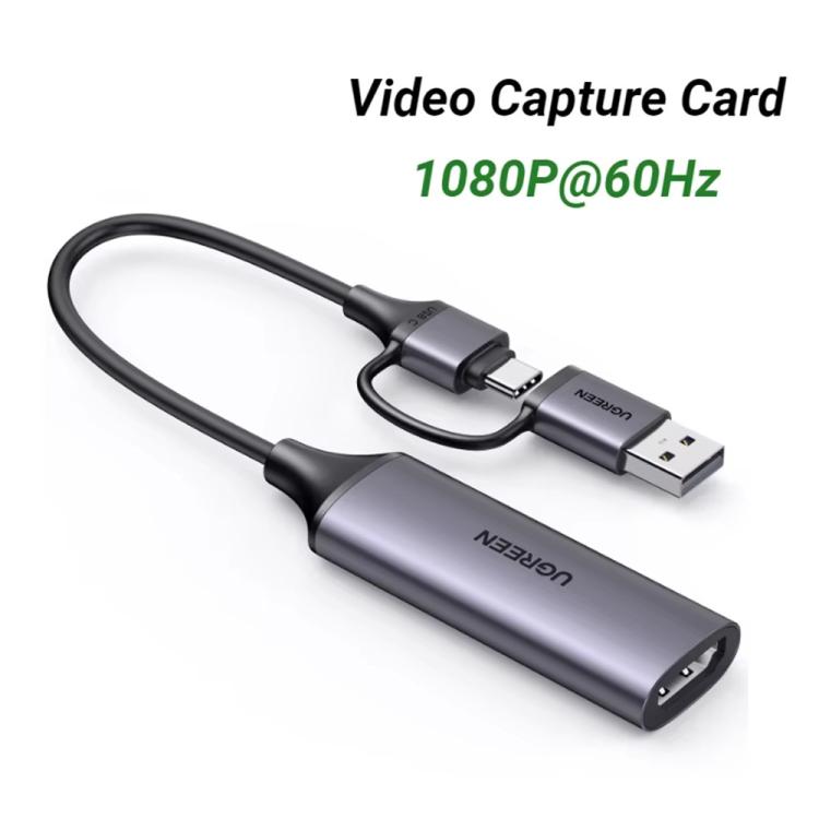 UGREEN CM716 25854 1080P 60Hz HD to USB and Type-C Video Capture Card — view 2