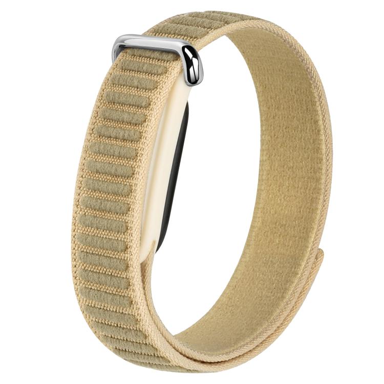 Wavy Two-Tone Nylon Hook and Loop Fastener Watch Band — Pink