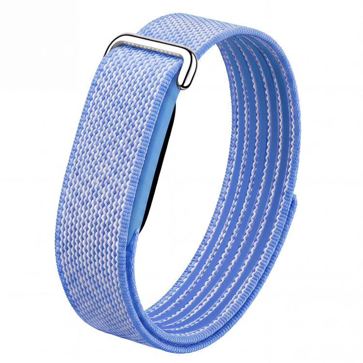 TPU Frame Integrated Nylon Hybrid Silicone Loop Watch Band — Starlight