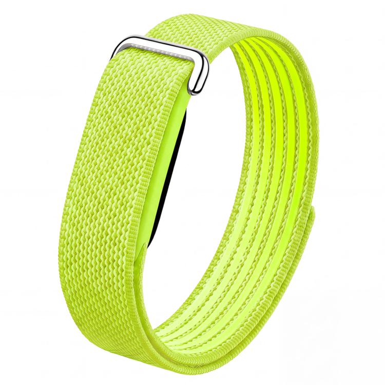 TPU Frame Integrated Nylon Hybrid Silicone Loop Watch Band — Berry