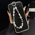 Color Contrast Pearlescent Iridescent Bead Pearl Phone Chain — view 7