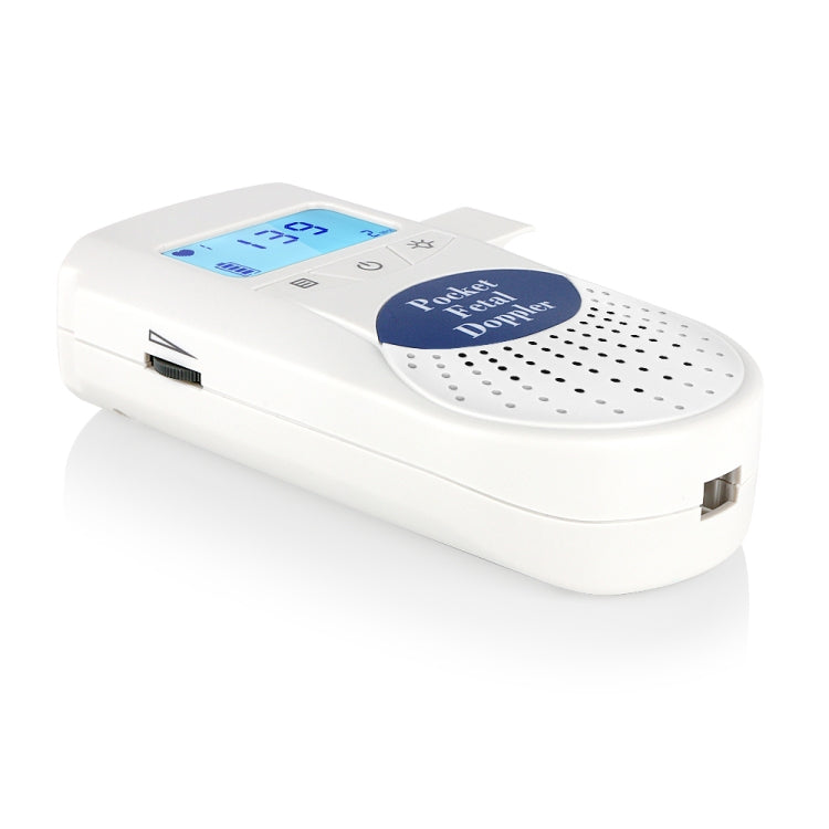 FD-100 Digital Fetal Doppler Ultrasound Sound Baby Heartbeat Detector Monitor LED Digital Prenatal Pocket Fetal Doppler Stethoscope