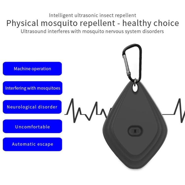 Outdoor Mosquito Repellent Portable Ultrasonic Insect Repellent Insecticide USB Charging Intelligent Frequency Conversion