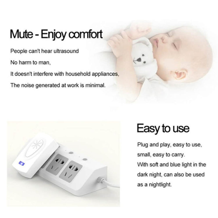 Ultrasound Mouse Cockroach Pest Repeller Device Insect Rats Spiders Mosquito Killer Pest Control Household Pest Rejecter