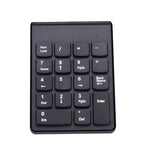 18 Keys 2.4GHz Mini USB Numeric Keypad — Wireless Black