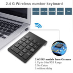 18 Keys 2.4GHz Mini USB Numeric Keypad — view 5