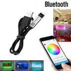 Smart RGB Bluetooth Timer Suitable LED Controller for 5V 3528 5050 RGB Light Strip — view 2