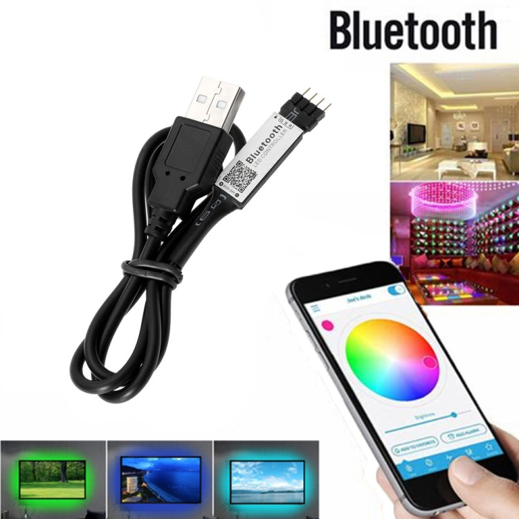 Smart RGB Bluetooth Timer Suitable LED Controller for 5V 3528 5050 RGB Light Strip — view 2