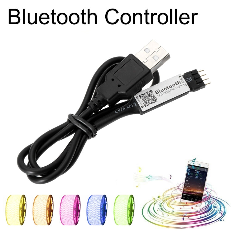 Smart RGB Bluetooth Timer Suitable LED Controller for 5V 3528 5050 RGB Light Strip — view 3