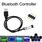 Smart RGB Bluetooth Timer Suitable LED Controller for 5V 3528 5050 RGB Light Strip — view 4