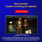 JEDX 4K HD Player Single AD Machine Power on Automatic Loop Play Video PPT Horizontal And Vertical Screen U Disk SD Play