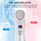 OFY-7901 Ultrasonic Cryotherapy Hot Cold Hammer Facial Lifting Vibration Massager Face Body Import Export Face Care Beauty Machine — view 8