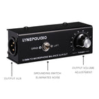 B012 Professional Stereo Signal Converted to Microphone Balanced Signal Output