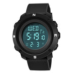 SANDA 361 Fashionable Night Light Sports Children Electronic Watch Multi Functional Personality Night Light Men Waterproof Watch — Red