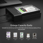 ORICO 6518C3-G2 2.5 / 3.5 inch Type-C Hard Drive Dock