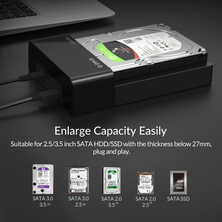 ORICO 6518C3-G2 2.5 / 3.5 inch Type-C Hard Drive Dock