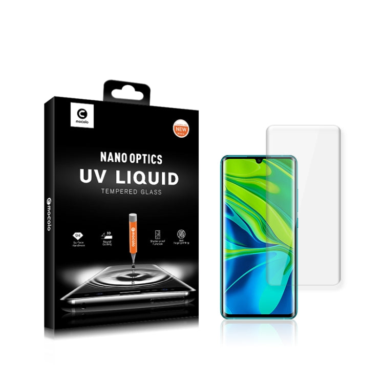 Mi Note 10 mocolo 9H 3D Full Screen UV Screen Film, For Xiaomi Mi CC9 Pro