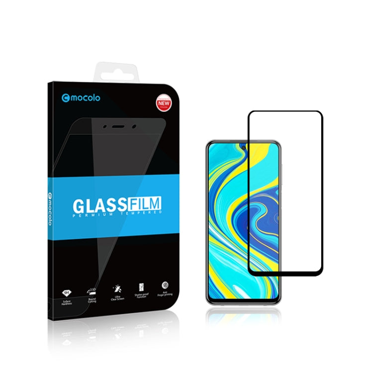 mocolo 0.33mm 9H 2.5D Full Glue Tempered Glass Film, For Xiaomi Redmi Note 9s