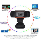 HXSJ A870 Webcam HD 480P PC Camera with Absorption Microphone MIC for Skype for Android TV Rotatable Computer Camera USB Web Cam
