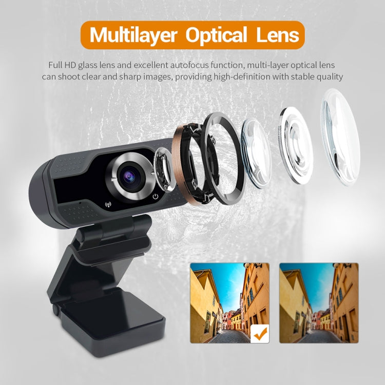 HD 1080P Webcam Built-in Microphone Smart Web Camera USB Streaming Beauty Live Camera for Computer Android TV — view 4