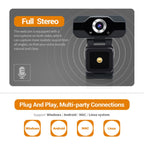 HD 1080P Webcam Built-in Microphone Smart Web Camera USB Streaming Beauty Live Camera for Computer Android TV — view 6