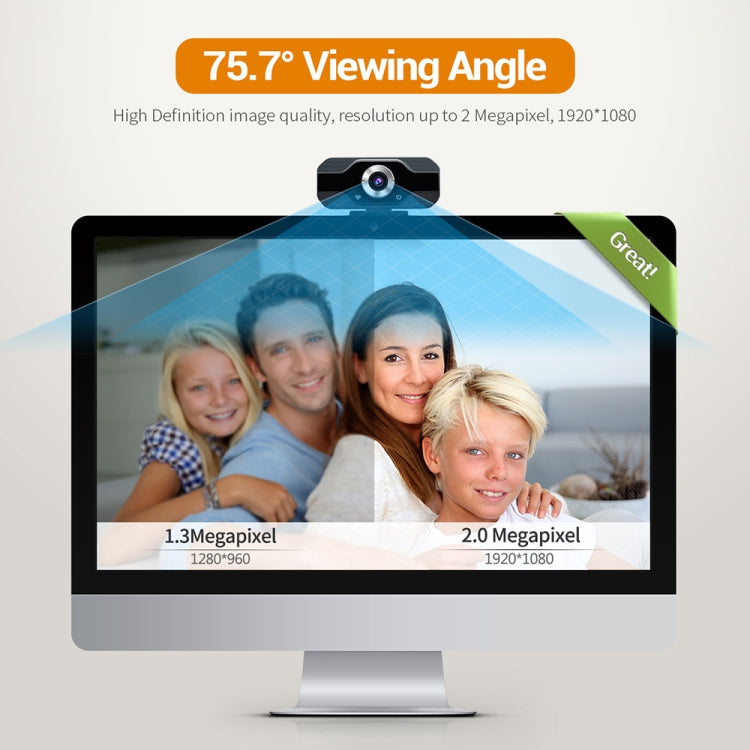 HD 1080P Webcam Built-in Microphone Smart Web Camera USB Streaming Beauty Live Camera for Computer Android TV — view 7