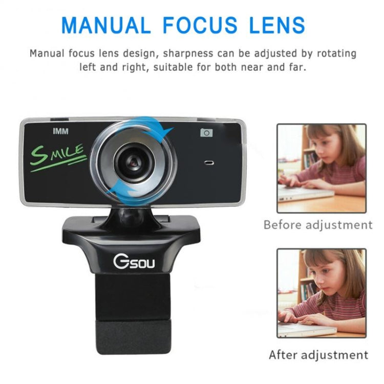 B01 HD Webcam Built-in Microphone Smart Web Camera USB Streaming Live Camera With Noise Cancellation — view 11