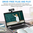 B01 HD Webcam Built-in Microphone Smart Web Camera USB Streaming Live Camera With Noise Cancellation — view 15