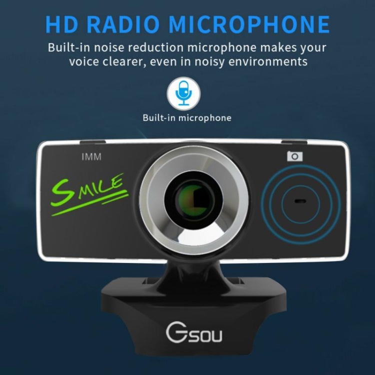 B01 HD Webcam Built-in Microphone Smart Web Camera USB Streaming Live Camera With Noise Cancellation — view 5