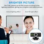 B01 HD Webcam Built-in Microphone Smart Web Camera USB Streaming Live Camera With Noise Cancellation — view 9