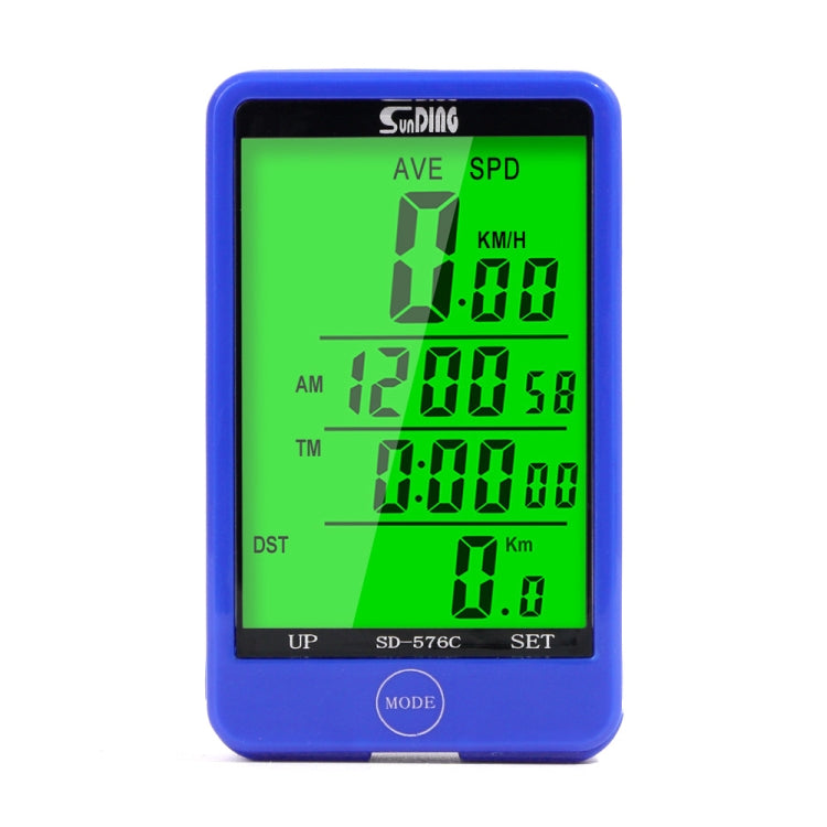 SD-576C Bicycle LCD Backlight Stopwatch Bike Speedometer Cycling Odometer Stopwatch