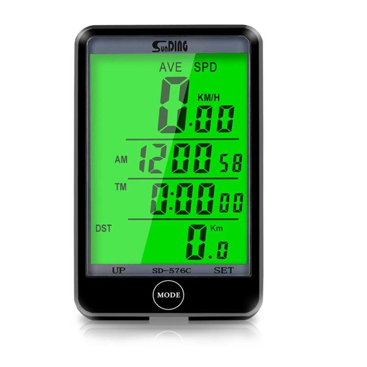 SD-576C Bicycle LCD Backlight Stopwatch Bike Speedometer Cycling Odometer Stopwatch — view 8