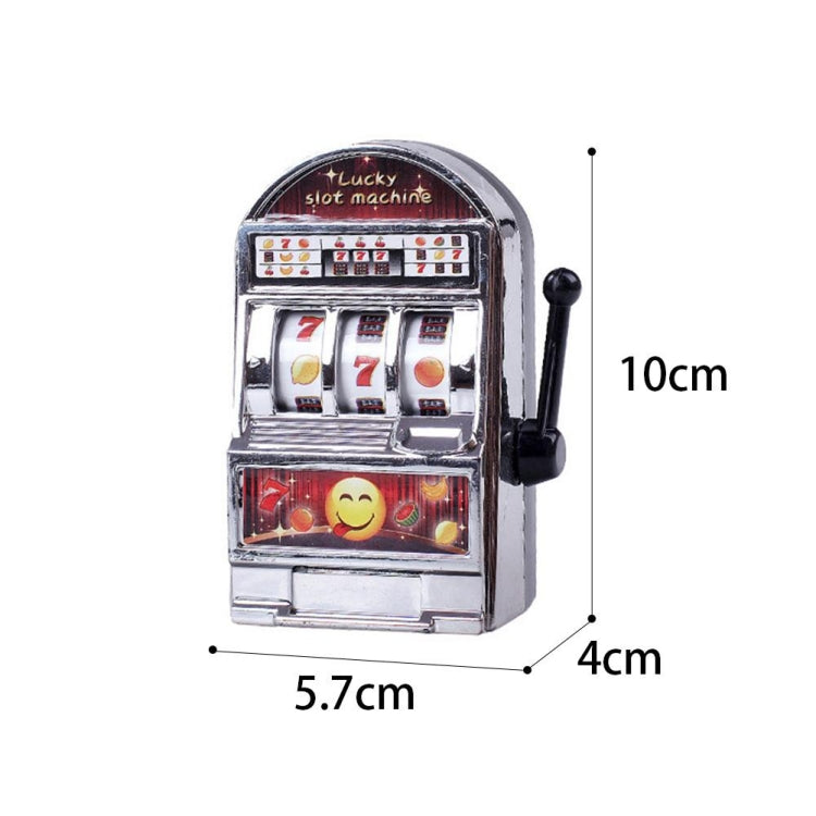 Rotatable Stress Reliever Children Party Jackpot Funny Jokes Play Toy, Random Color, Mini Slot Machine Toy