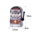 Rotatable Stress Reliever Children Party Jackpot Funny Jokes Play Toy, Random Color, Mini Slot Machine Toy