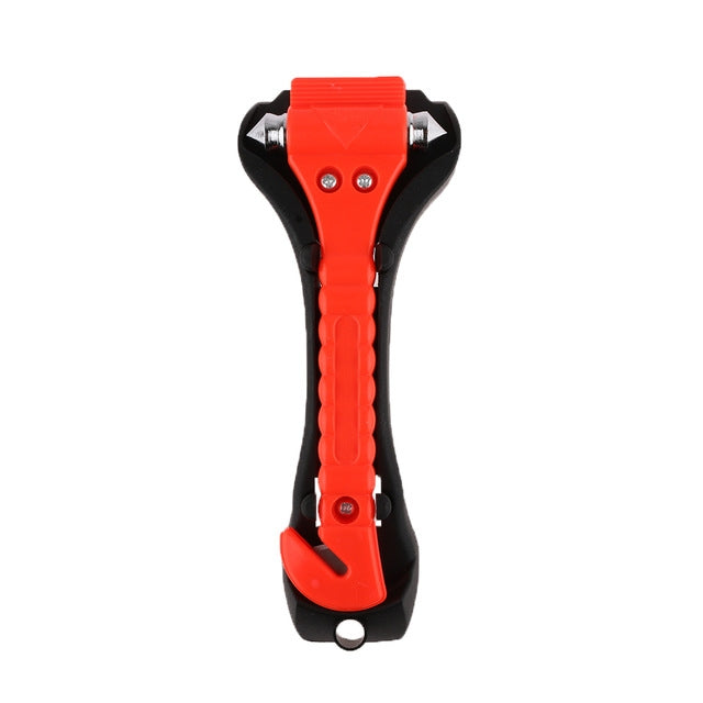 Mini Car Safety Rescue Hammer Life Saving Escape Emergency Hammer Seat Belt Cutter Window Glass Breaker, 2 in 1