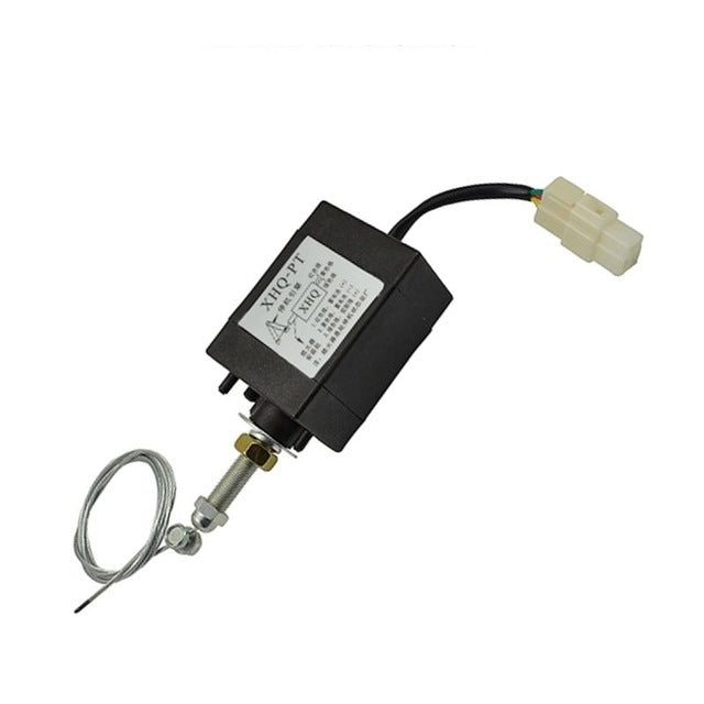 Normally Close DC Diesel Engine Flame Out Device Engine Stop Solenoid Valve XHQ-PT Power Off Pull Type Flameout Magnetic