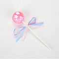 Ribbon Bow Sequin Ball Cake Party Dessert Inserted Card