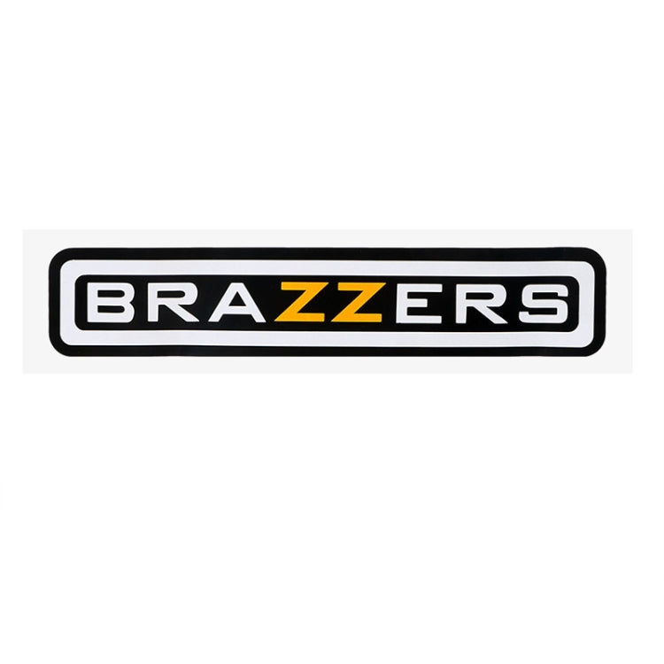 10 PCS BRAZZERS Car Sticker Auto Decals foe Car Styling, Size: 4.9x22.5cm