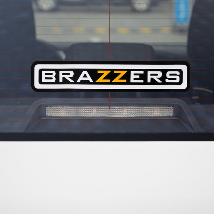 10 PCS BRAZZERS Car Sticker Auto Decals foe Car Styling, Size: 4.9x22.5cm