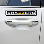 10 PCS BRAZZERS Car Sticker Auto Decals foe Car Styling, Size: 4.9x22.5cm