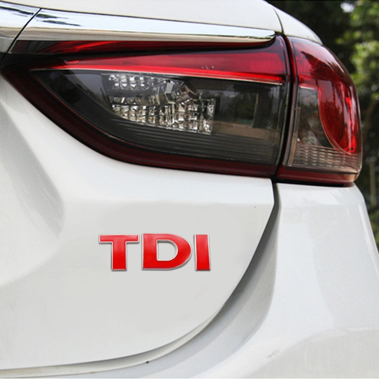 TDI 3D Badge Emblem Decal Car Sticker