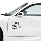 20 PCS Carp Fish Shape Window Car Sticker Reflective Car Styling Decoration