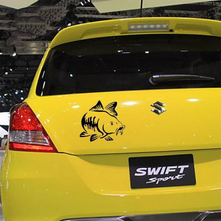 20 PCS Carp Fish Shape Window Car Sticker Reflective Car Styling Decoration