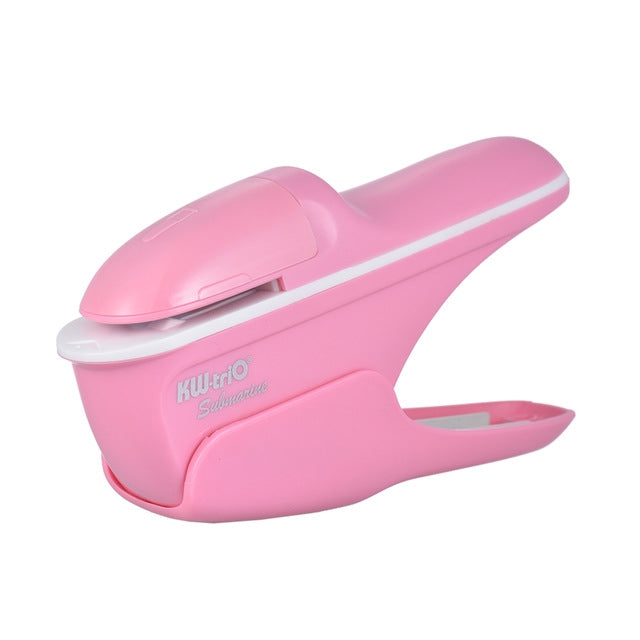 Hand-held Mini Safe Stapleless Staple Max 7 Sheets Paper Binding Machine